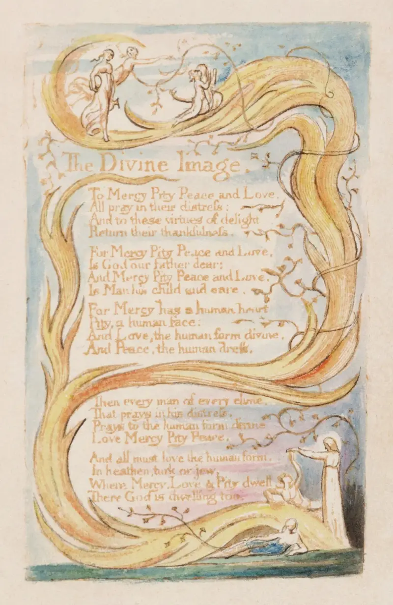 Pl. 9 – Das göttliche Bild von William Blake