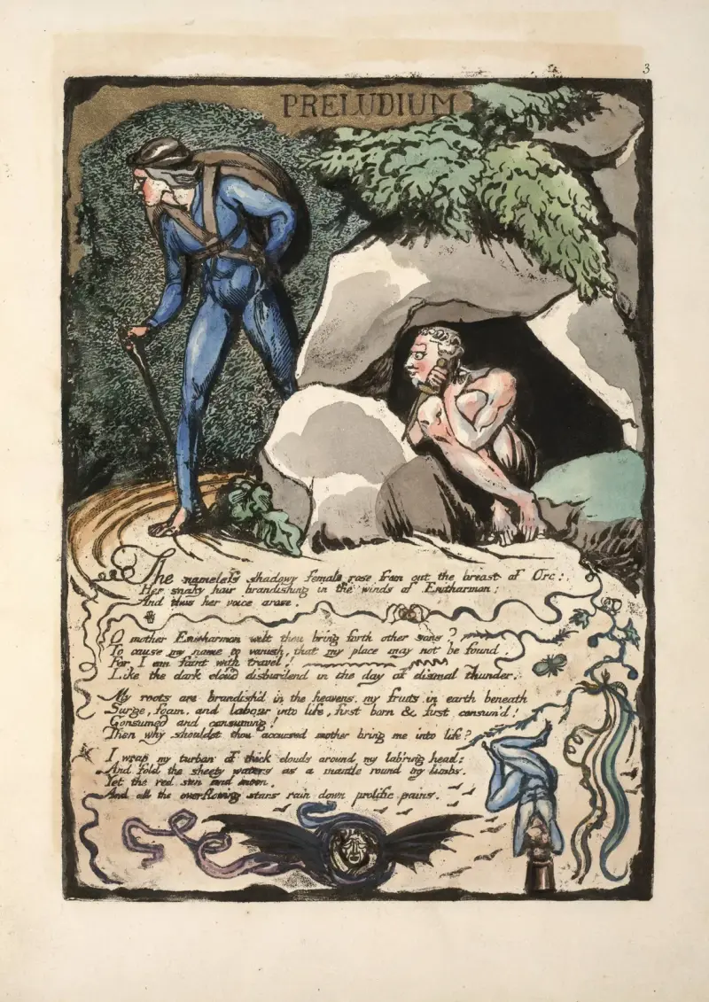Preludium; the nameless shadowy female … av William Blake