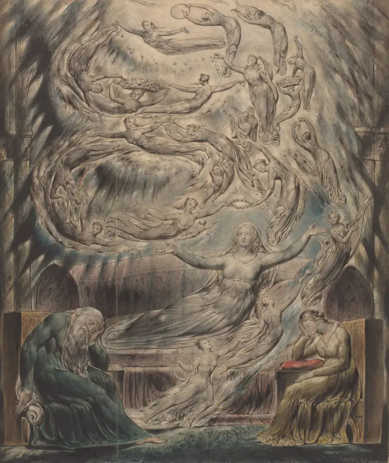 Královna Kateřinina vidina, William Blake