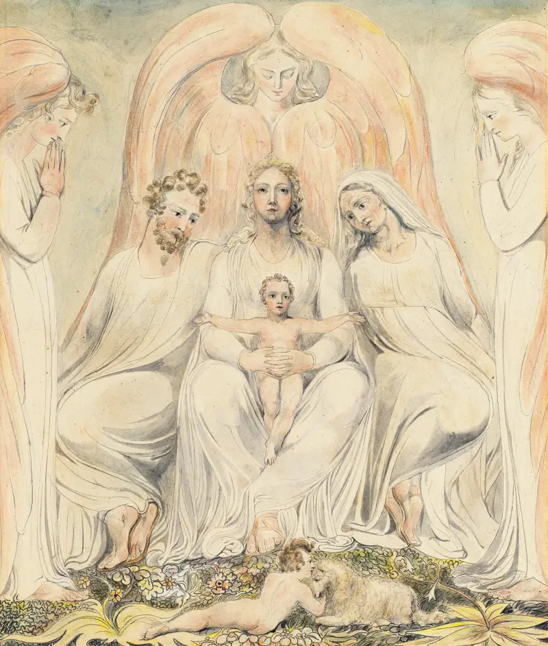 The Holy Family (also known as Christ in the Lap of Truth), 1805 – nr 2 av William Blake