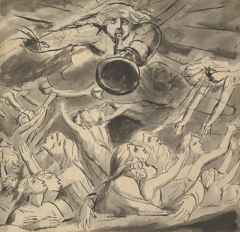 Die letzte Posaune von William Blake