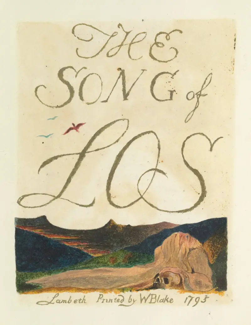 The song of Los. Lambeth Pl.2 av William Blake