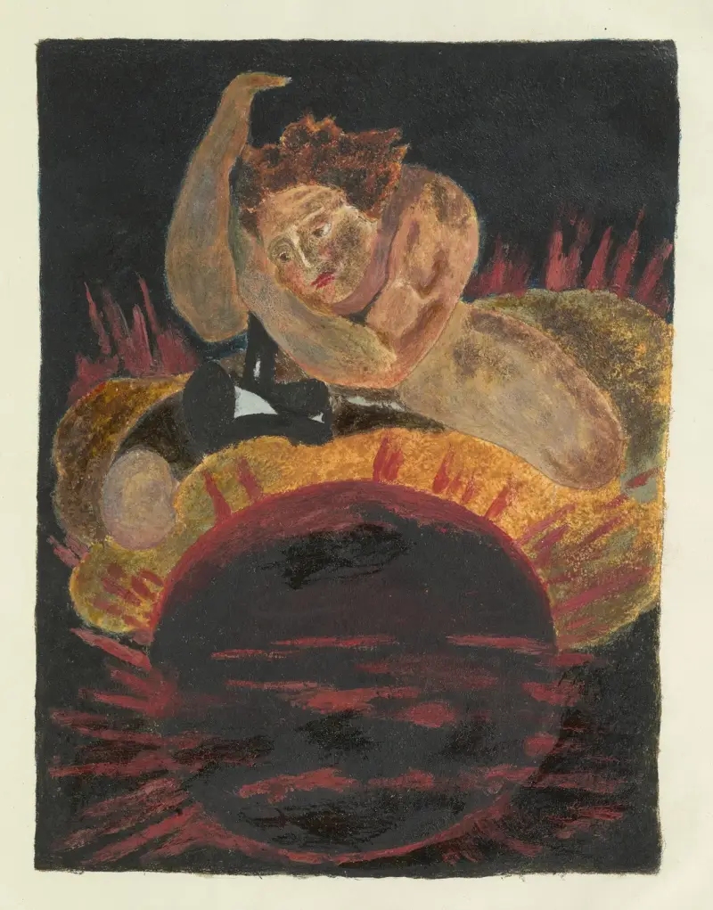 The song of Los. Lambeth Pl.8 av William Blake