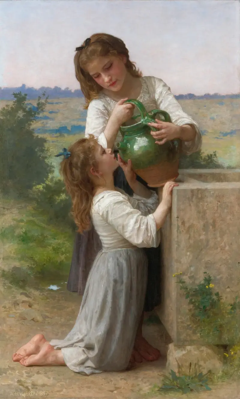 Vid källan av William Bouguereau