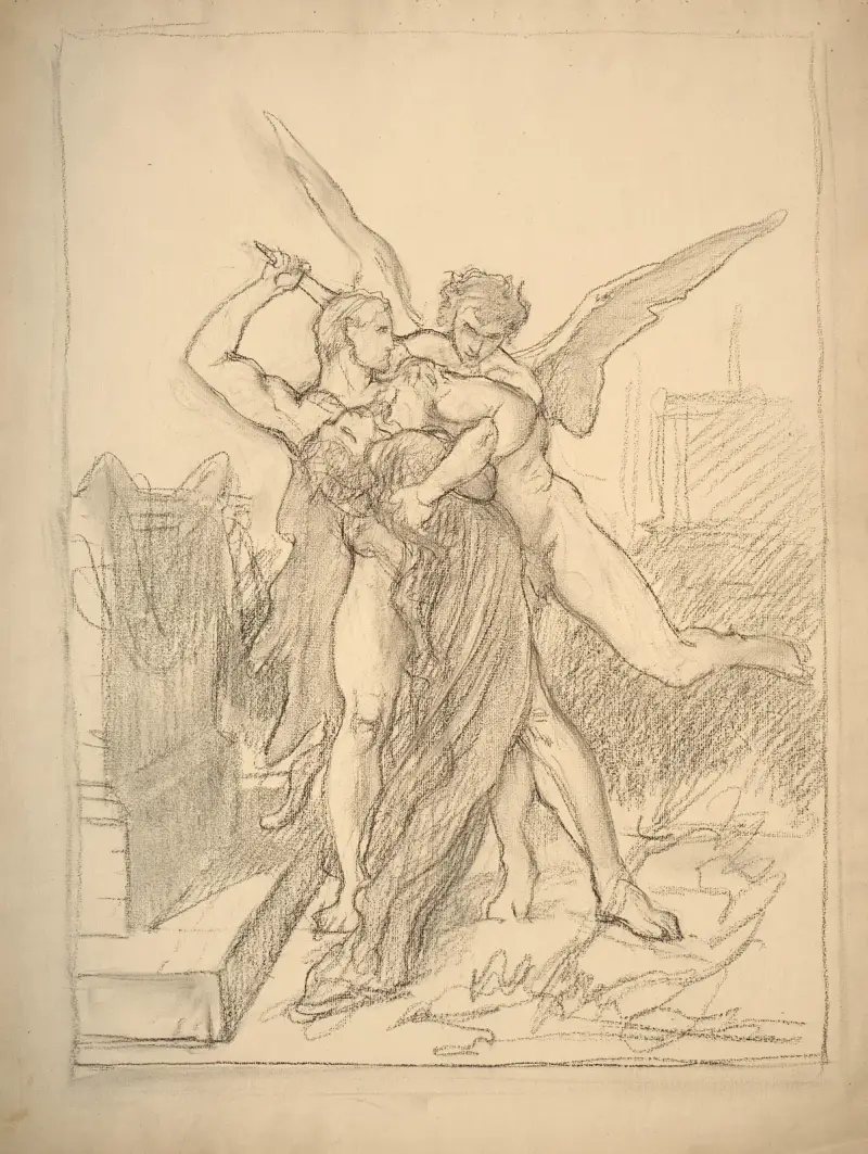 Antique scene von William Bouguereau