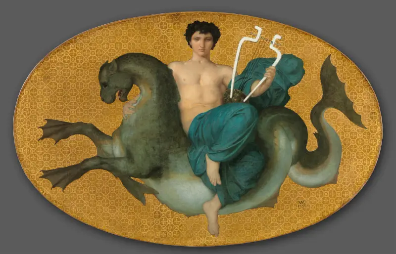 Arion on a Sea Horse av William Bouguereau