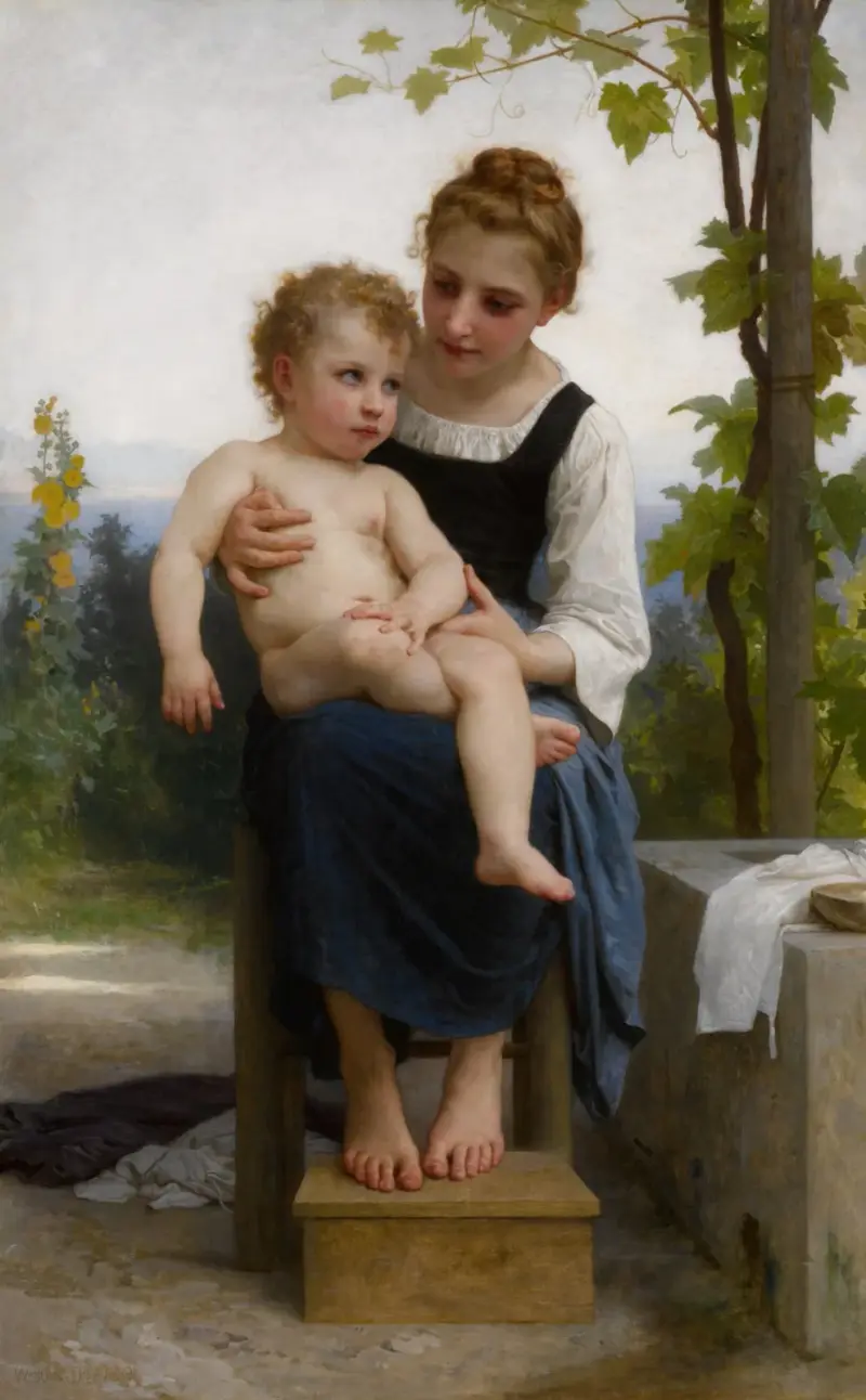 Före badet av William Bouguereau