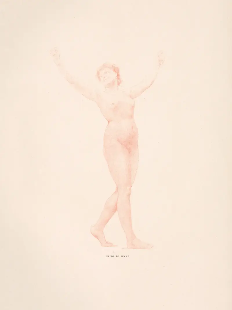 Kvinna – studie av William Bouguereau