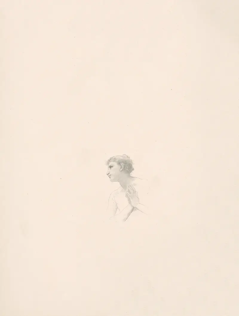Kvinnostudie av William Bouguereau