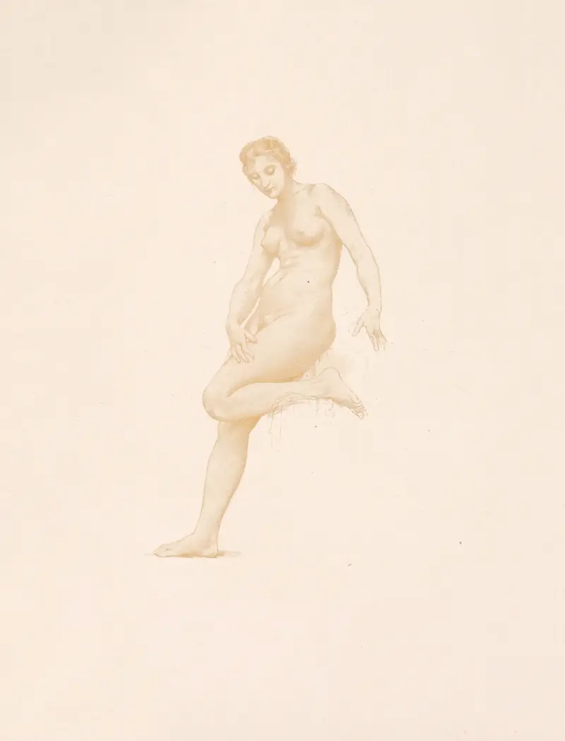 Kvinna – studie av William Bouguereau