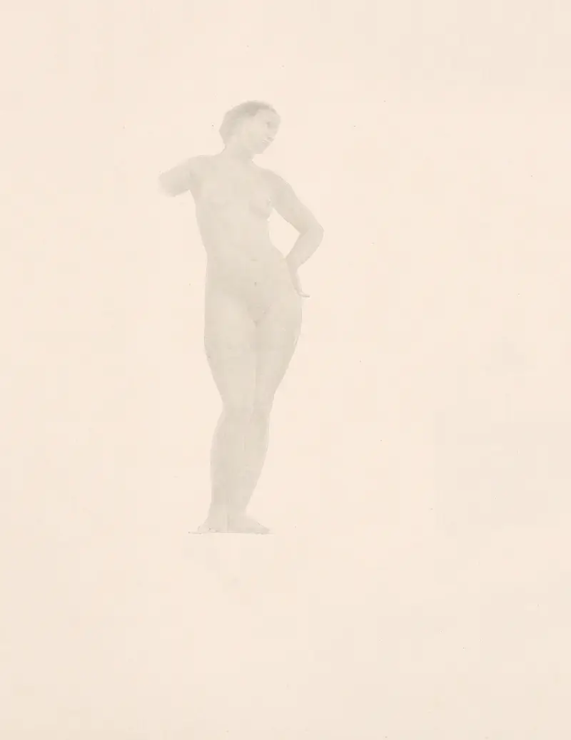 Kvinnostudie av William Bouguereau