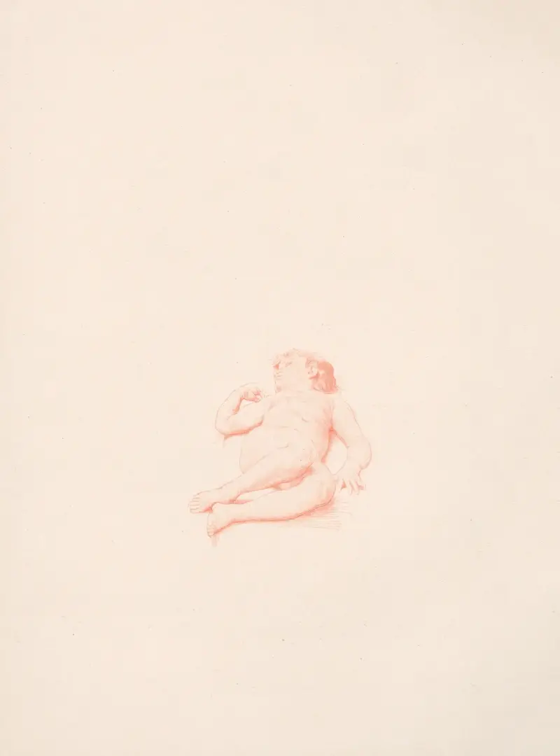 Barnstudie av William Bouguereau