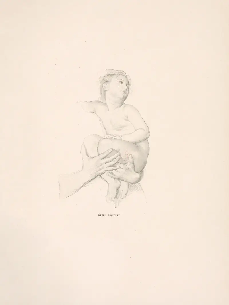 Barstudie av William Bouguereau