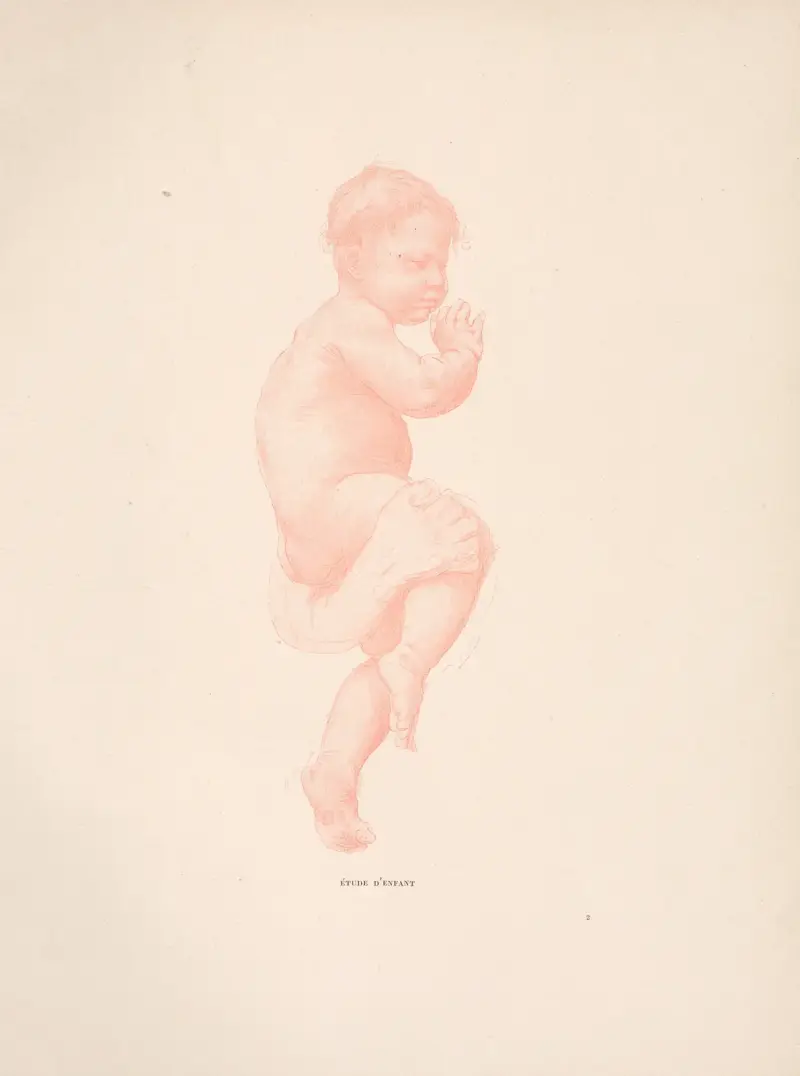 Ètude d’enfant von William Bouguereau