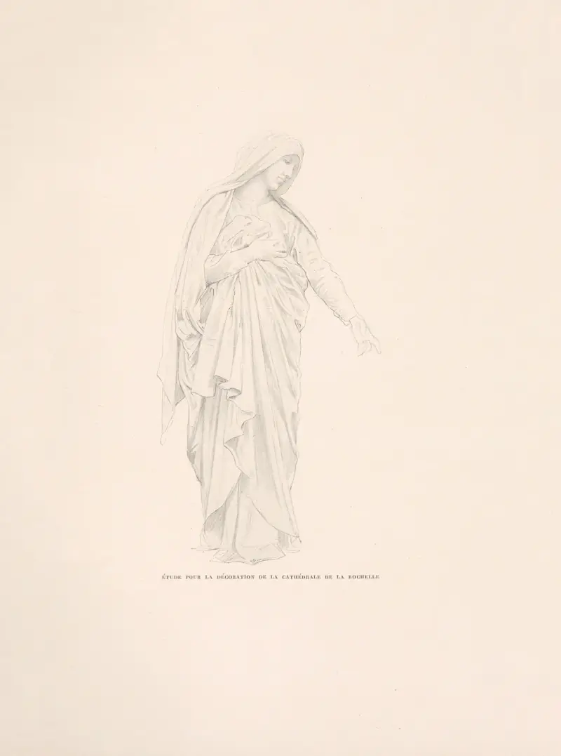 Studie für die Ausschmückung der Kathedrale von La Rochelle – Nr. 2 von William Bouguereau