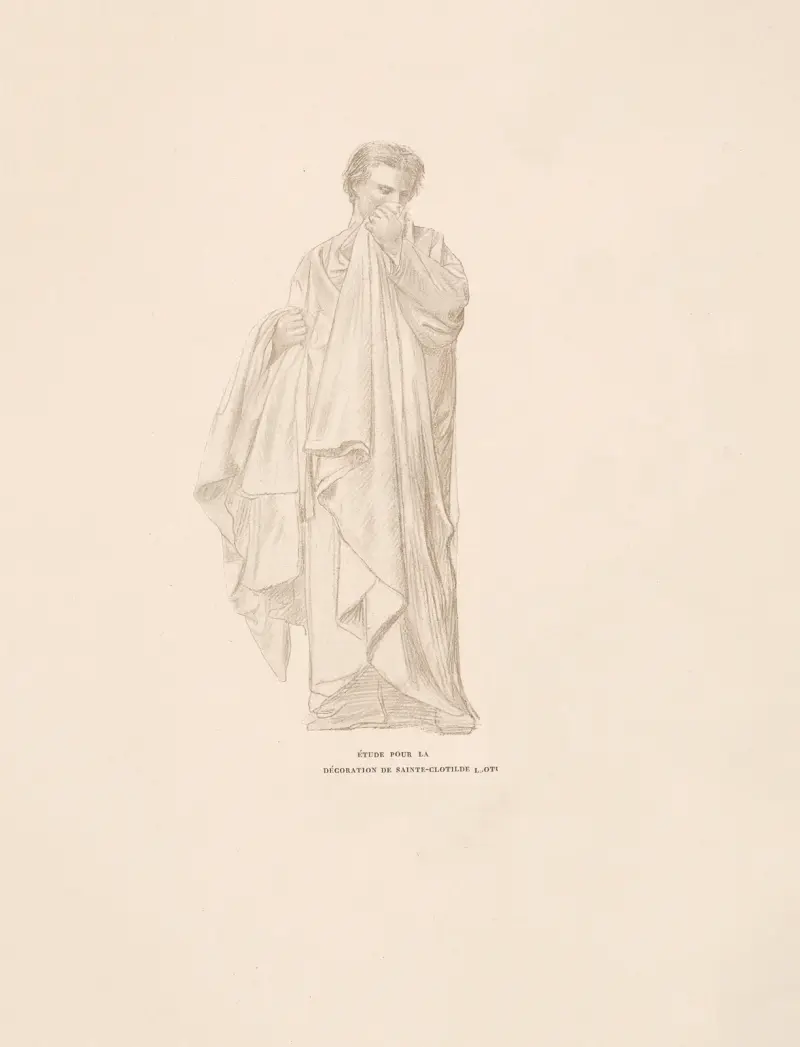 Studie für die Ausmalung von Sainte-Clotilde von William Bouguereau