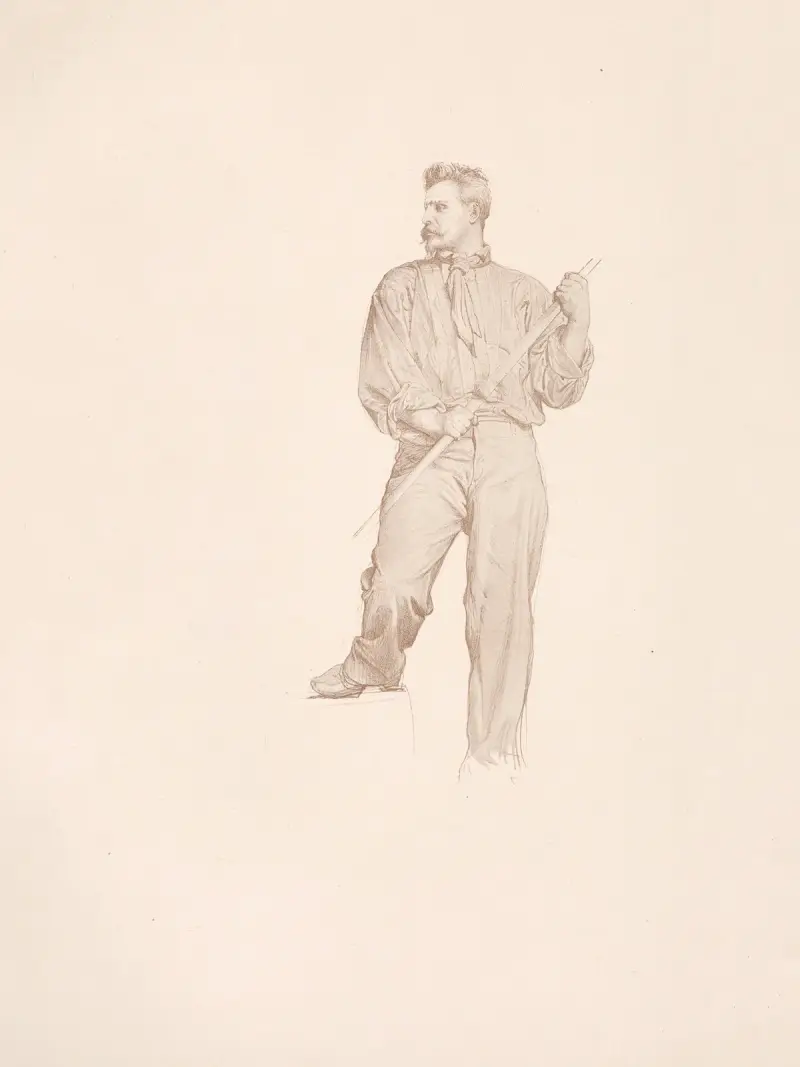 Studie för de drunknade i Tarascon av William Bouguereau
