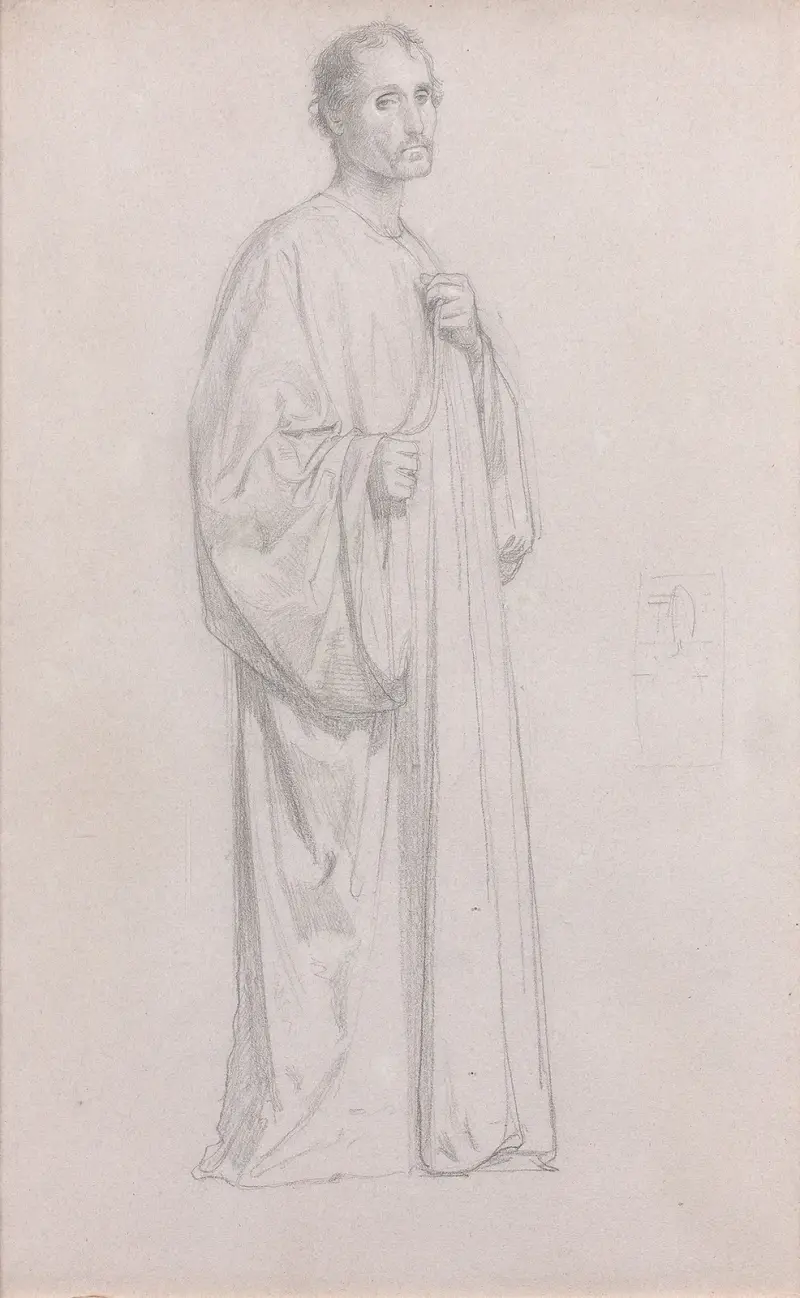 Stående man av William Bouguereau