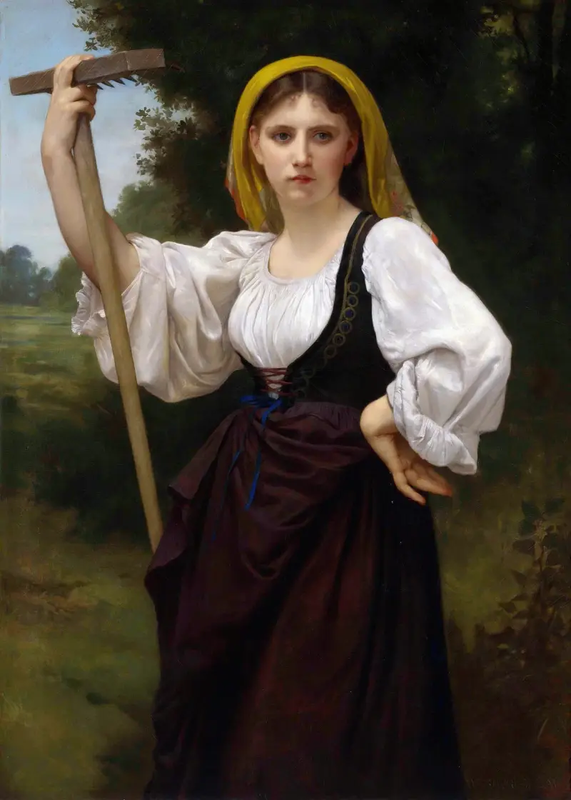 La faneuse av William Bouguereau