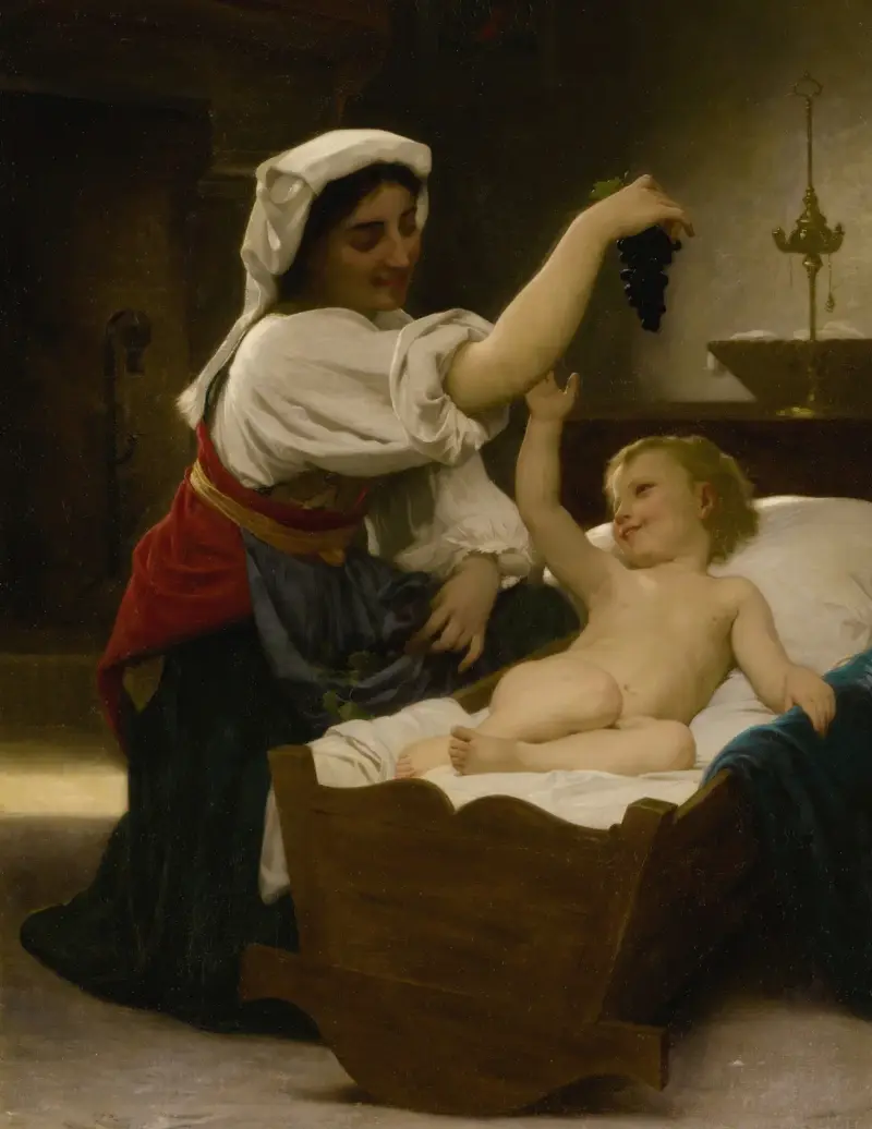 Die Weintraube von William Bouguereau
