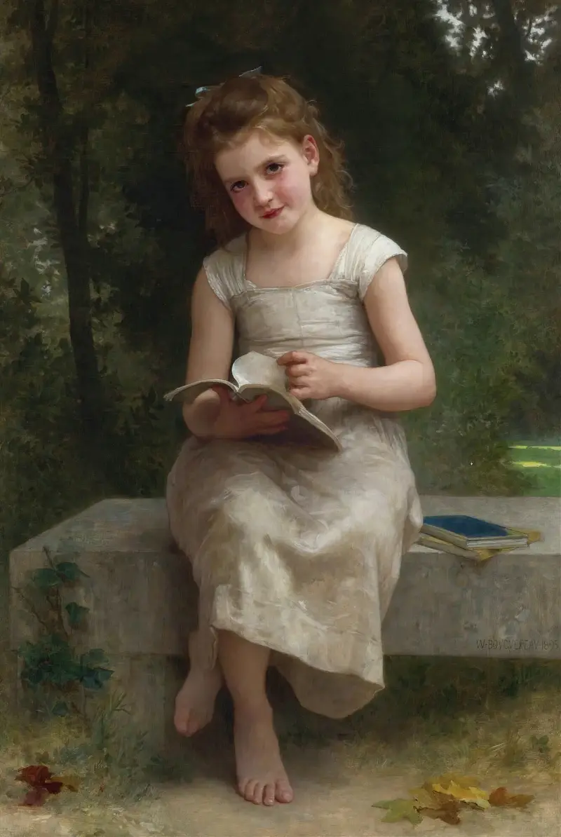 La Liseuse, William Bouguereau