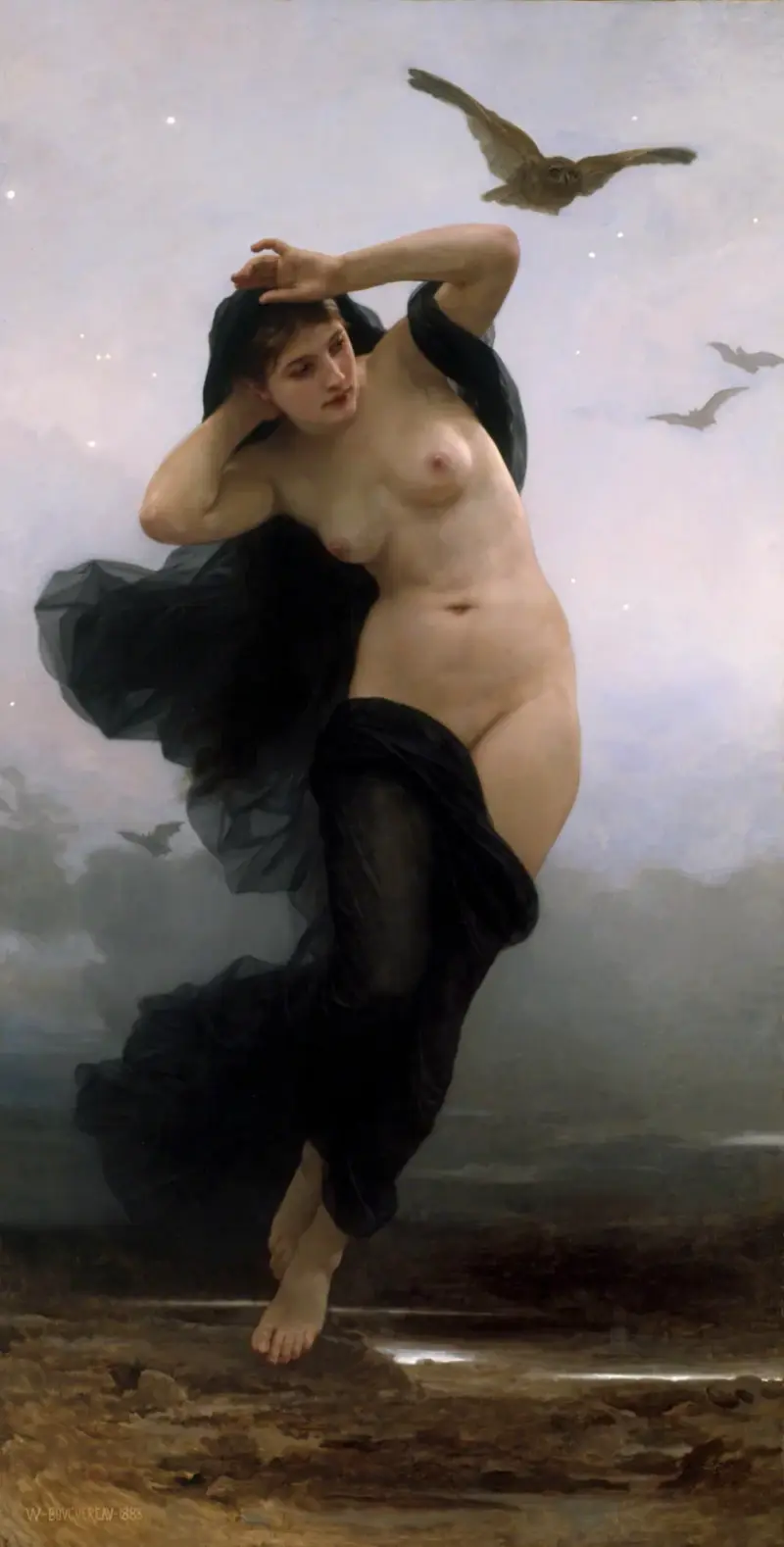 Natten av William Bouguereau