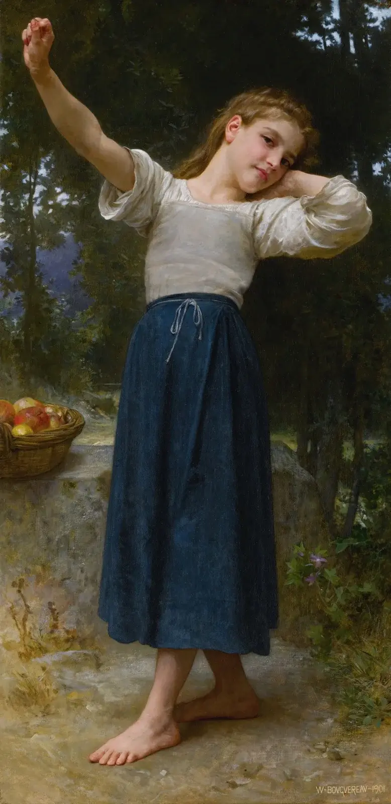 Den latmasken av William Bouguereau