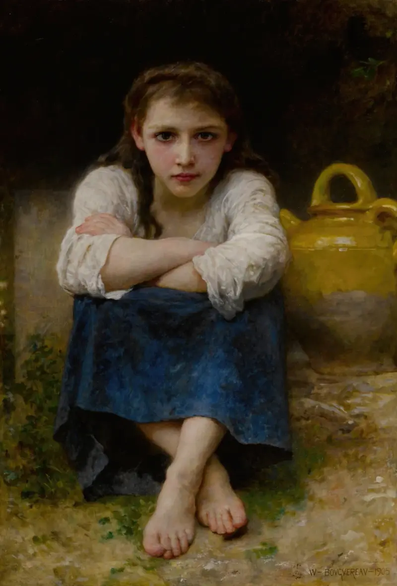 La sérieuse, William Bouguereau