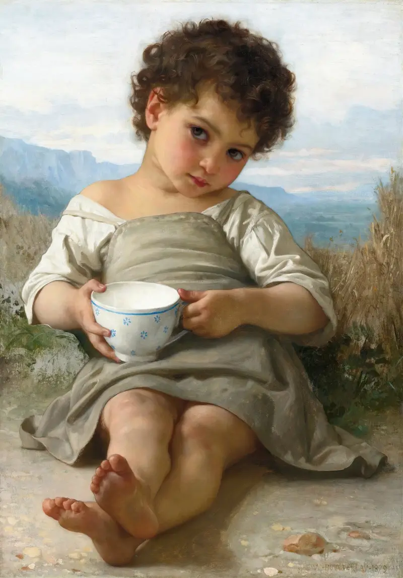 Mjölkkoppen av William Bouguereau