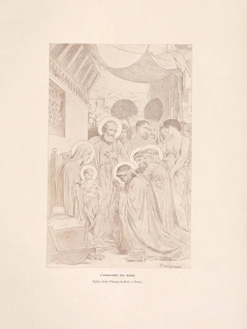 Konungarnas tillbedjan av William Bouguereau