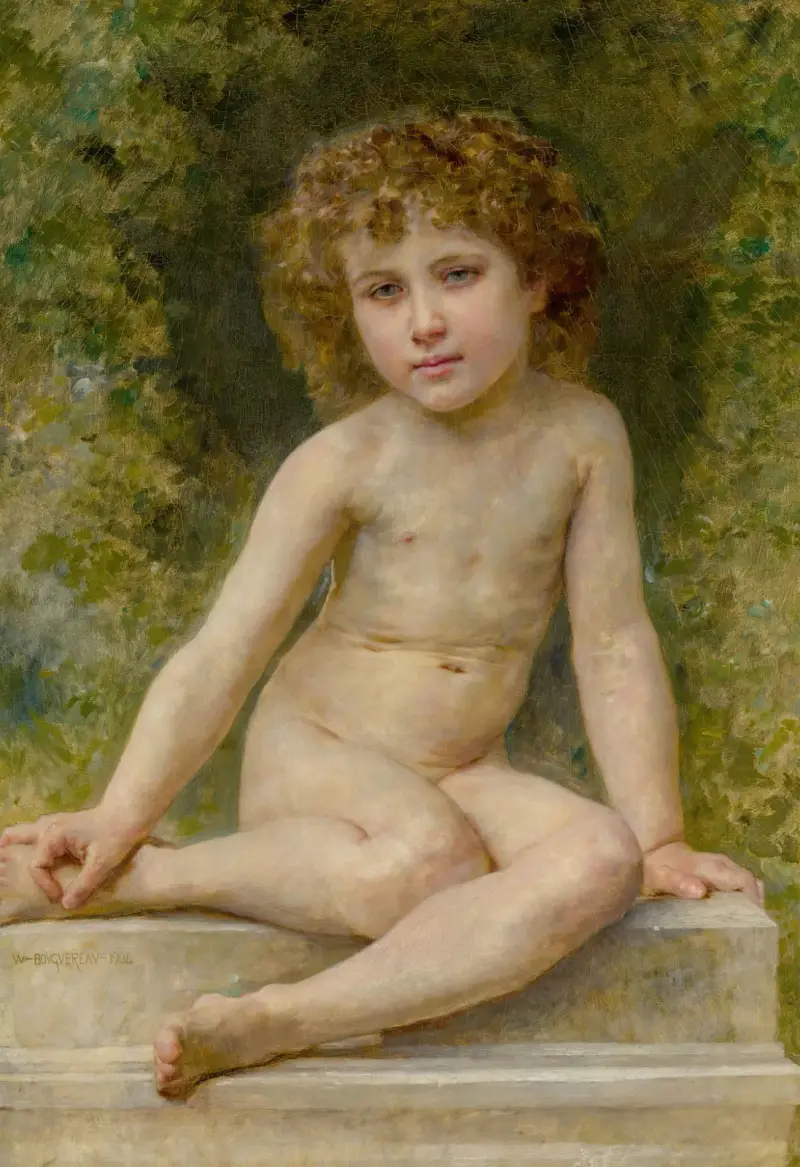 Kärleken i vila av William Bouguereau