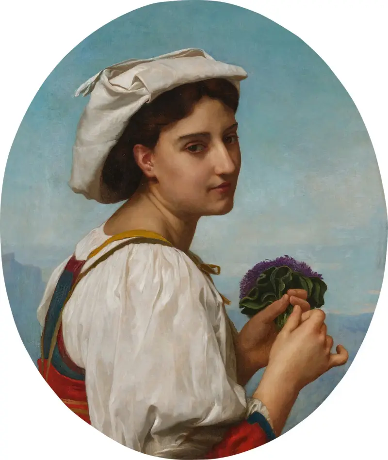 Violbuketten av William Bouguereau