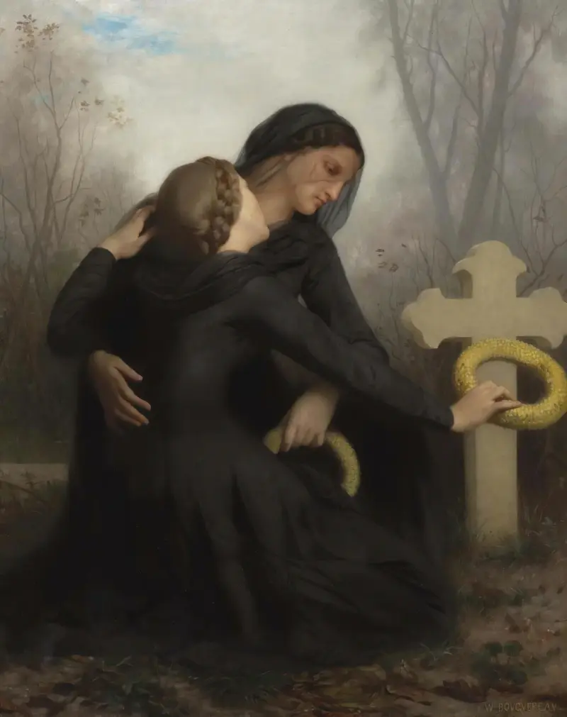 Alla helgons dag av William Bouguereau