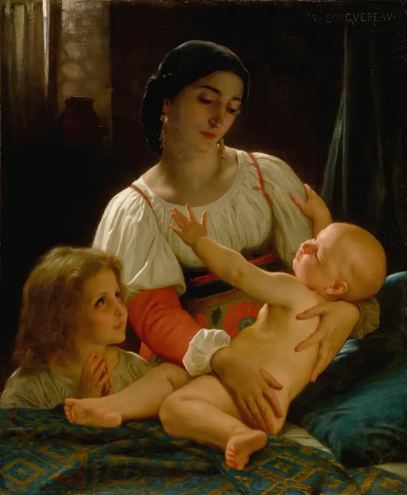 Le Réveil, William Bouguereau