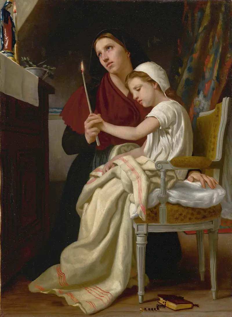 Le Vœu, William Bouguereau