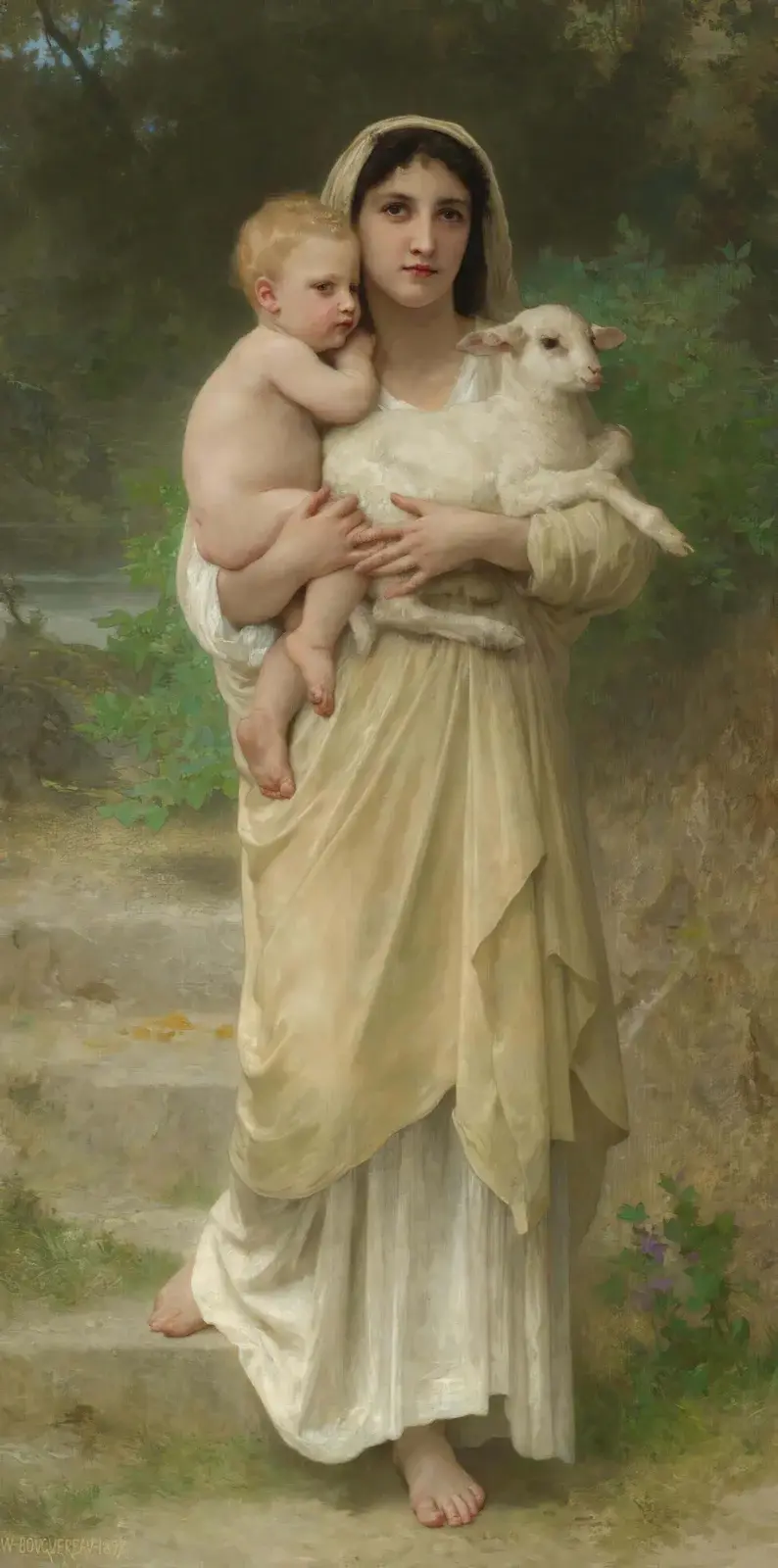 Lammen av William Bouguereau
