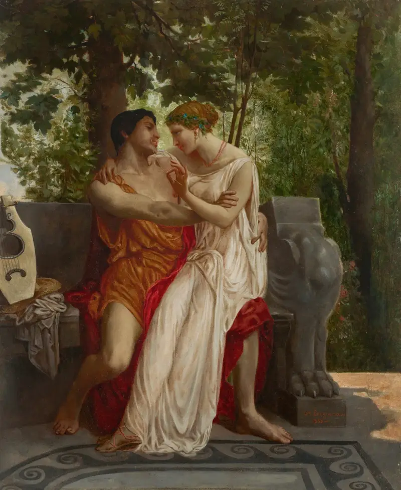 De älskande av William Bouguereau
