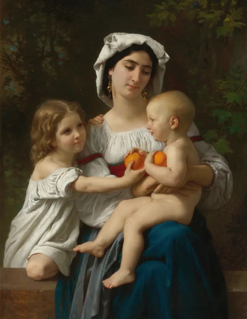 Apelsinerna av William Bouguereau