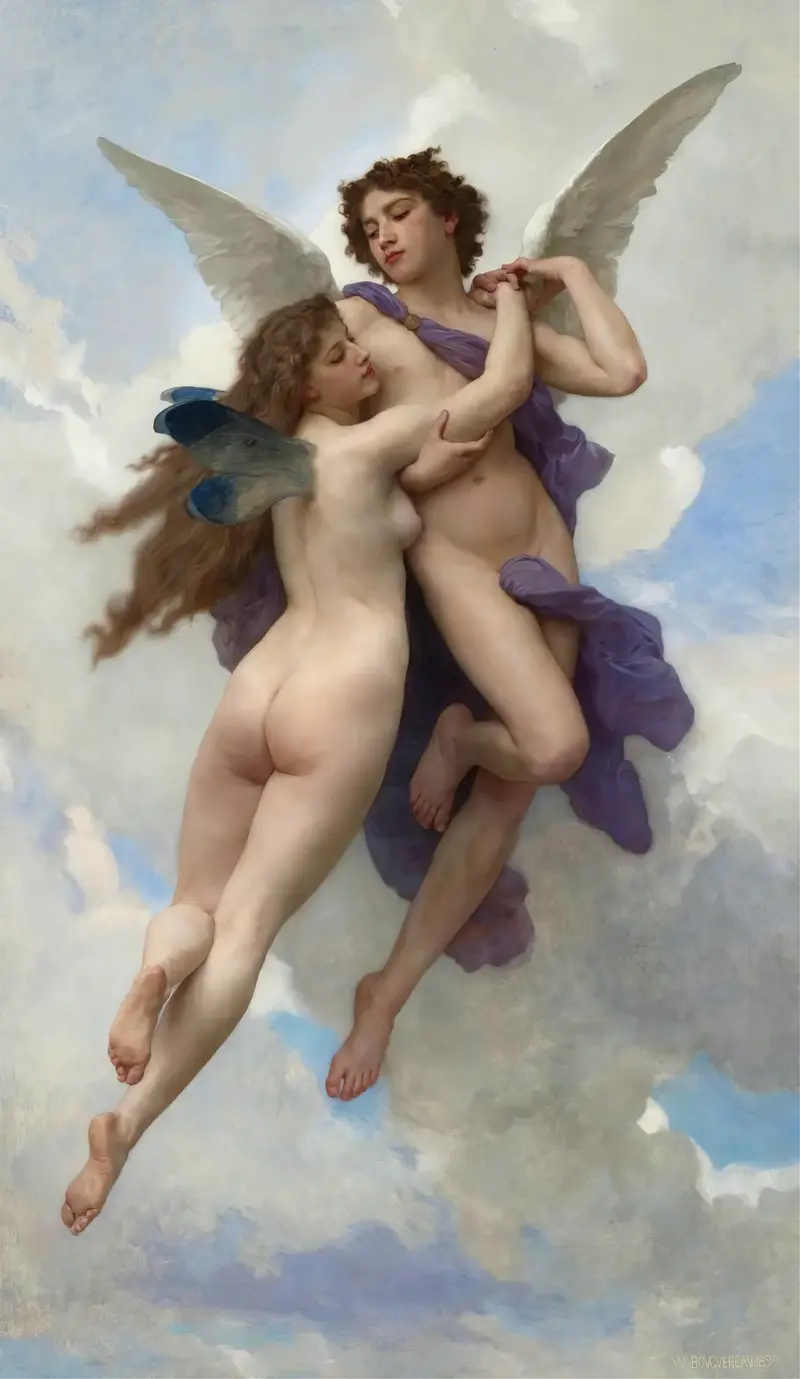 Amor a Psyché, William Bouguereau