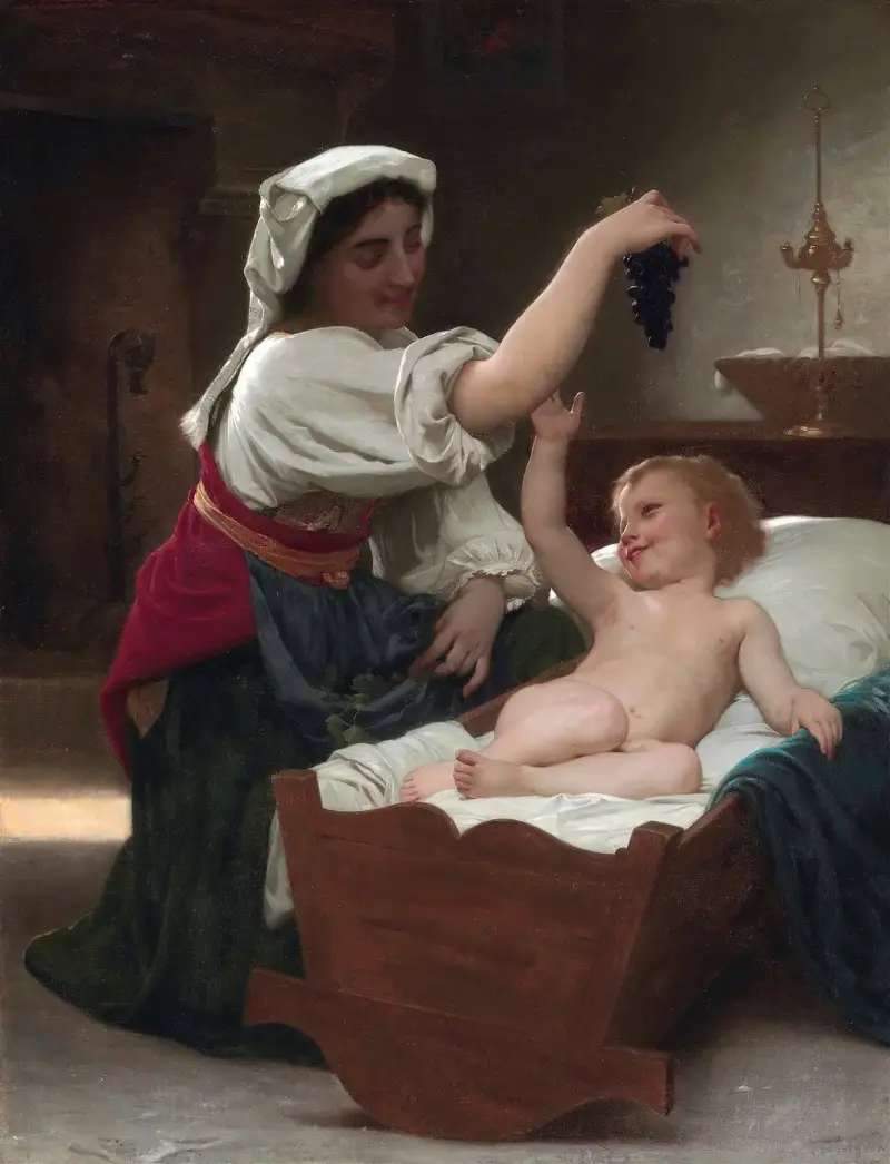 Druvklasen av William Bouguereau