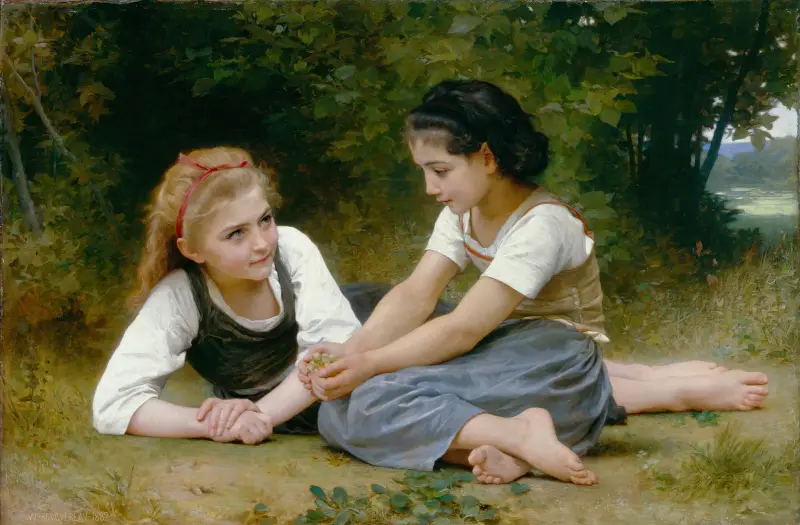 Nötsamlarna av William Bouguereau