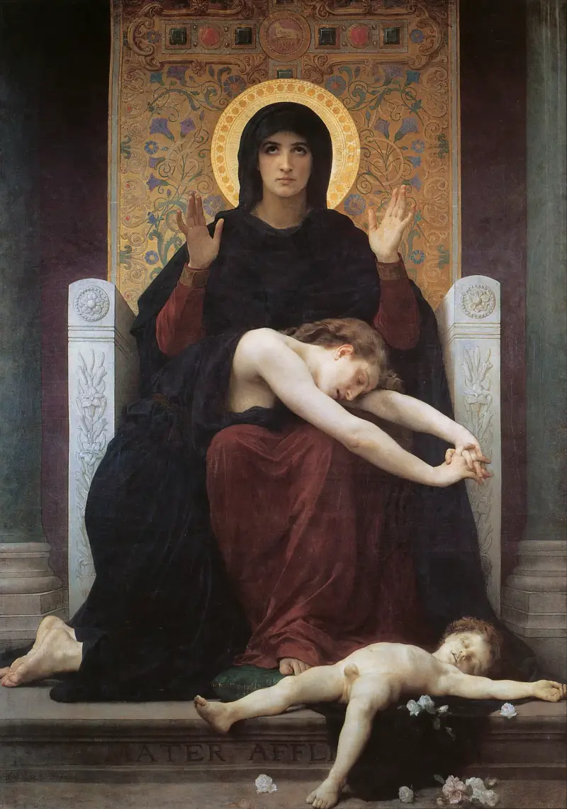 Die Tröstung der heiligen Mutter von William Bouguereau