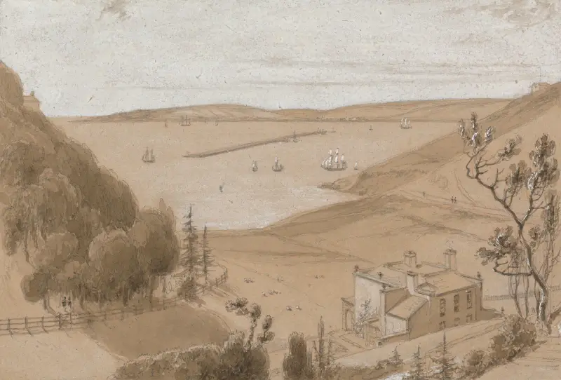 Bovisand, near Plymouth av William Daniell