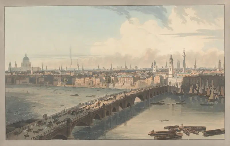 London Bridge von William Daniell