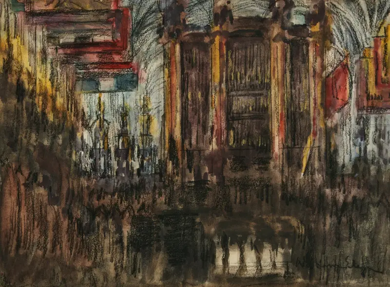 Interiér kostela – Nr. 1, Sir William Eden