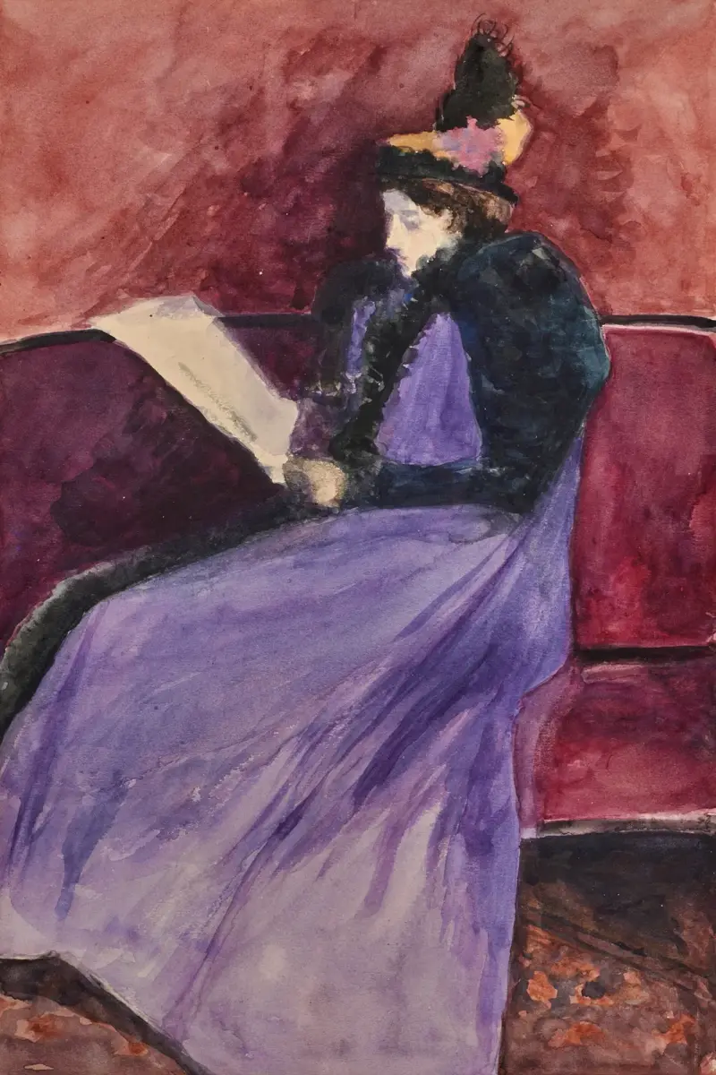 Portrait of Lady (Sybil) Eden – nr 2 av Sir William Eden