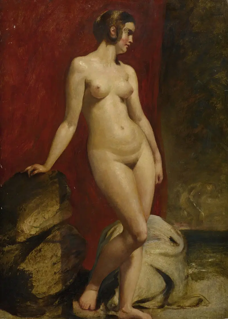 A Study Of A Standing Female Nude av William Etty