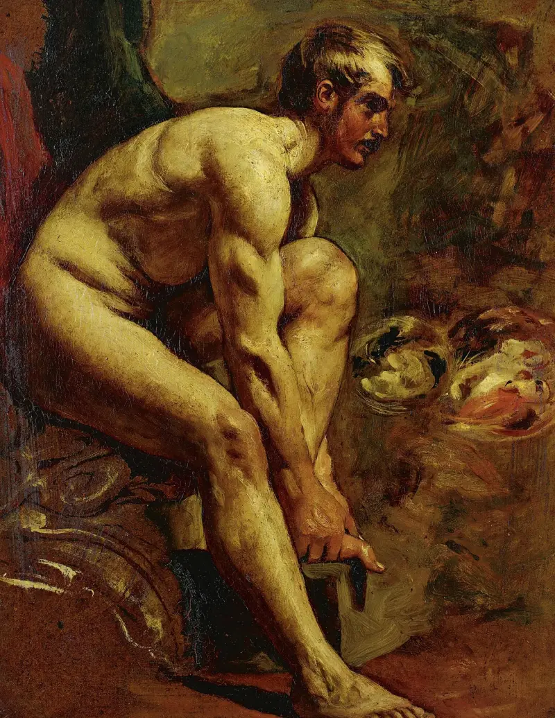 Männlicher Akt – Nr. 2 von William Etty