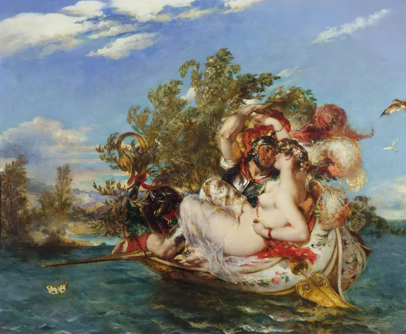 Phaedria a Cymochles, William Etty
