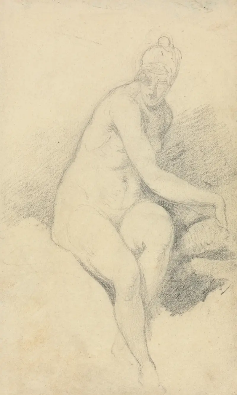 Sitzender Akt von William Etty